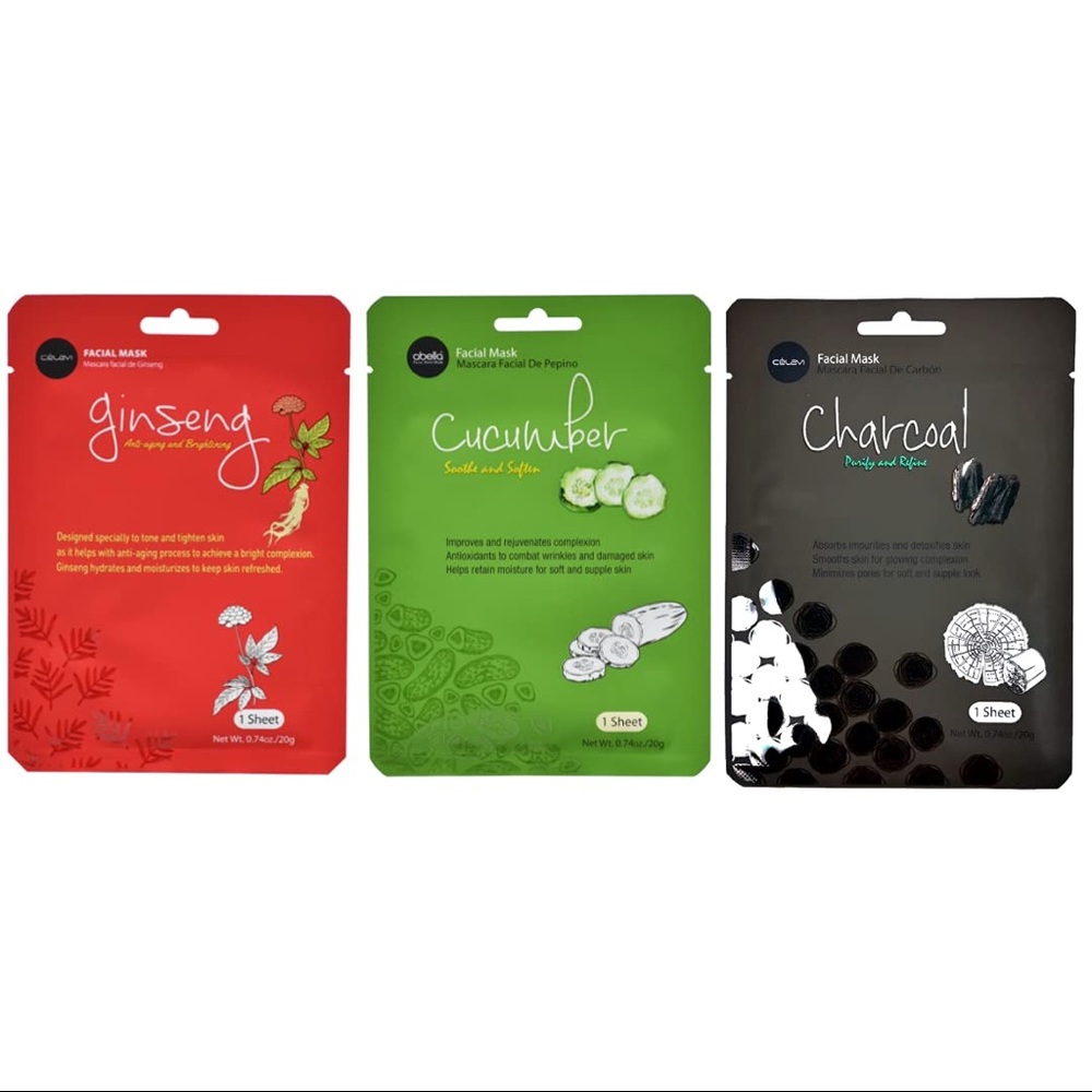 Set of 3 ♡ Celavi Face Mask Set *Bundle For Discount!*